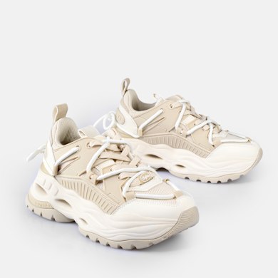 Buy Buffalo Triplet Lace in beige in the BUFFALO Shop