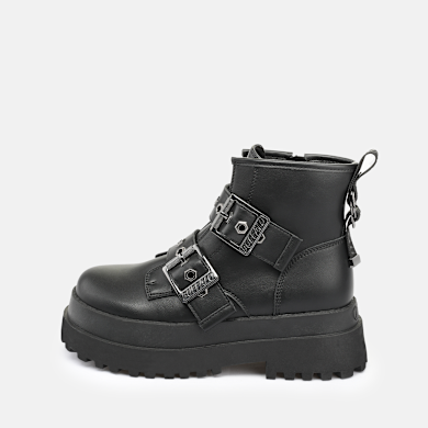 Buy Buffalo Pluto Zip Buckle in black in the BUFFALO® Shop