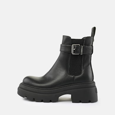 靴 98321 Bandung / BLACK CALF Buy Buffalo Zaven Chelsea Buckle in black in the BUFFALO® Shop