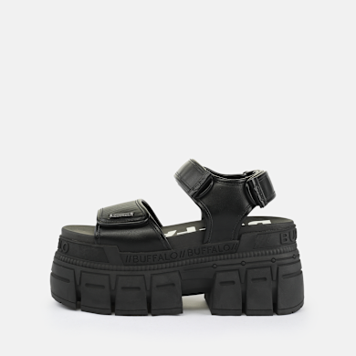Buy Buffalo Gospher Sandal VELC in black in the BUFFALO® Shop