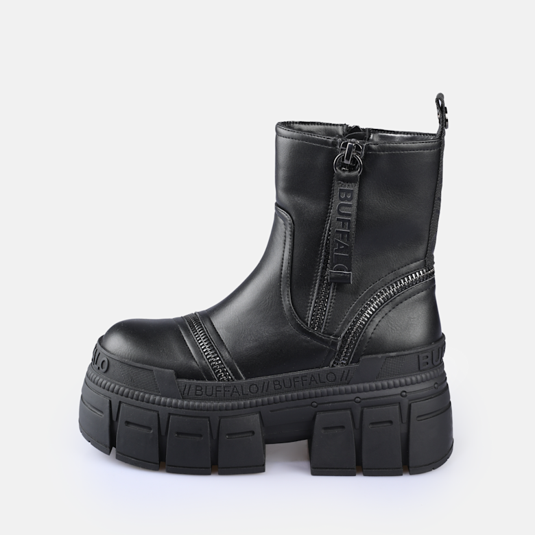 Buy Buffalo Gospher Bootie Zip in negro in the BUFFALO® Shop