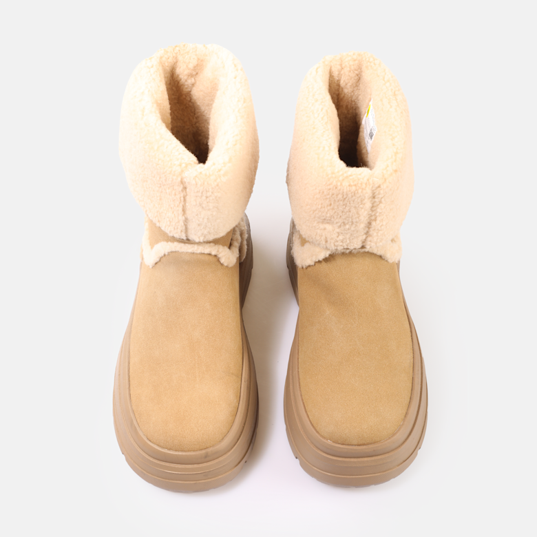 Buy Buffalo Olympia Fold Boot Warm in beige in the BUFFALO® Shop