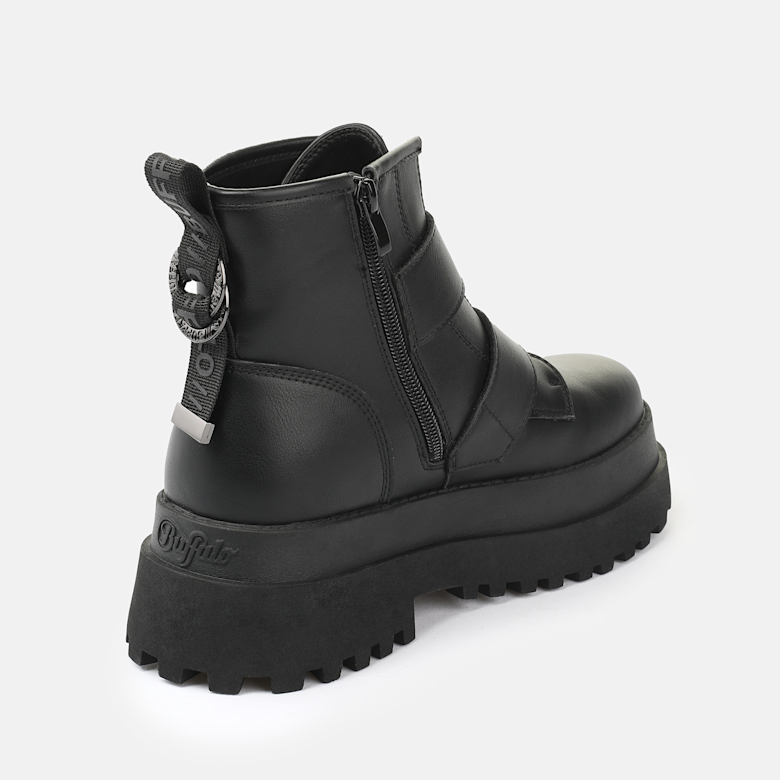 BUFFALO Buy Buffalo Pluto Zip Buckle in negro in the BUFFALO® Shop