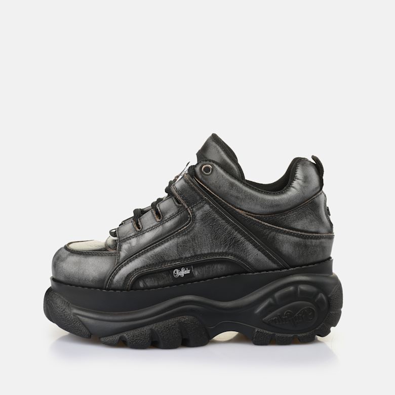 Buy Buffalo 1339-14 BS - CALF LEATHER - BLACK/VNTG Classic Low BS