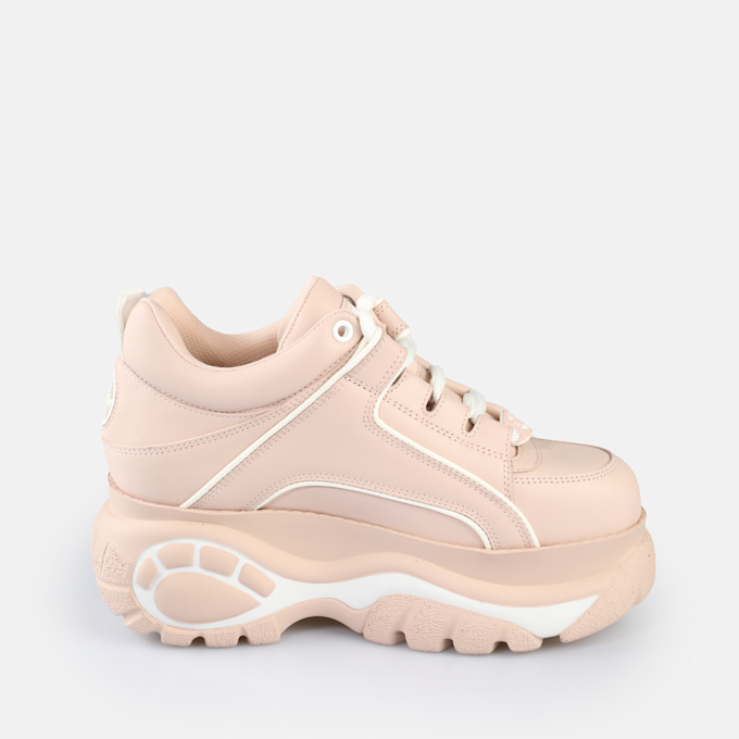 Buffalo Classic Low Leather rosa 61597 5