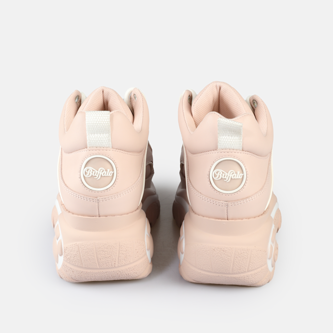 Buffalo Classic Low Leather rosa 61597 6