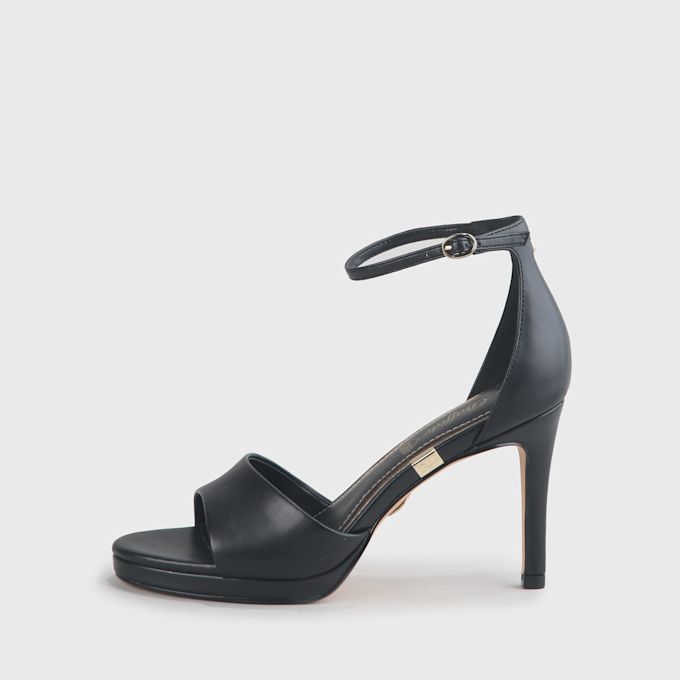 Buffalo Ronja Sandales à talon vegan, beige noir 62517 1