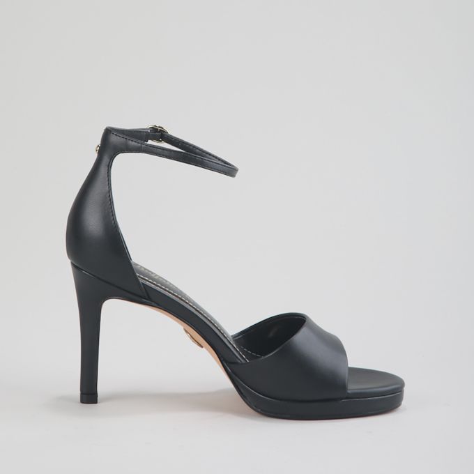 Buffalo Ronja Sandales à talon vegan, beige noir 62517 5
