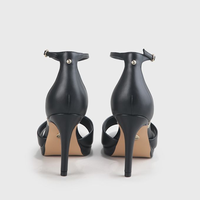 Buffalo Ronja sandalo vegan, beige nero 62517 6