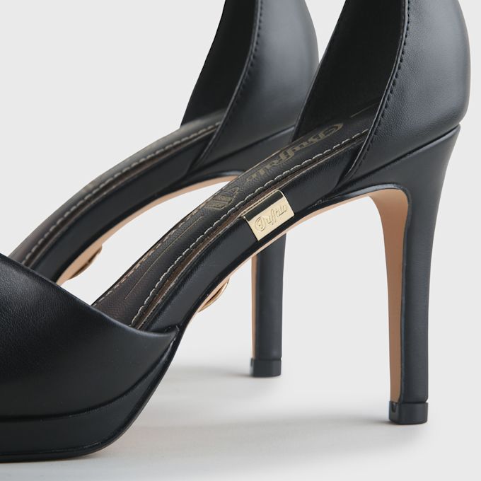 Buffalo Ronja sandalo vegan, beige nero 62517 8
