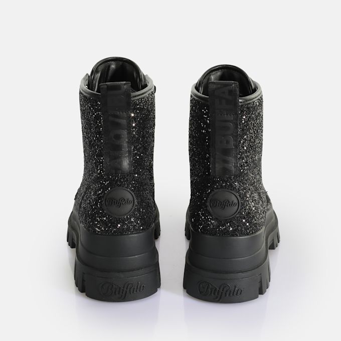 Buffalo Aspha Lace Up HI black 63518 6