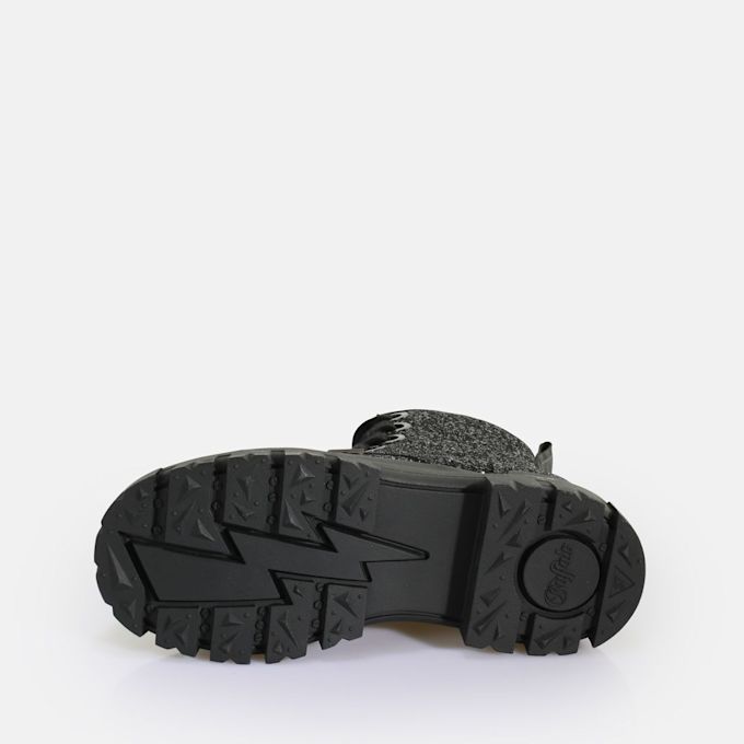 Buffalo Aspha Lace Up Hi botín vegano, purple love negro 63518 7