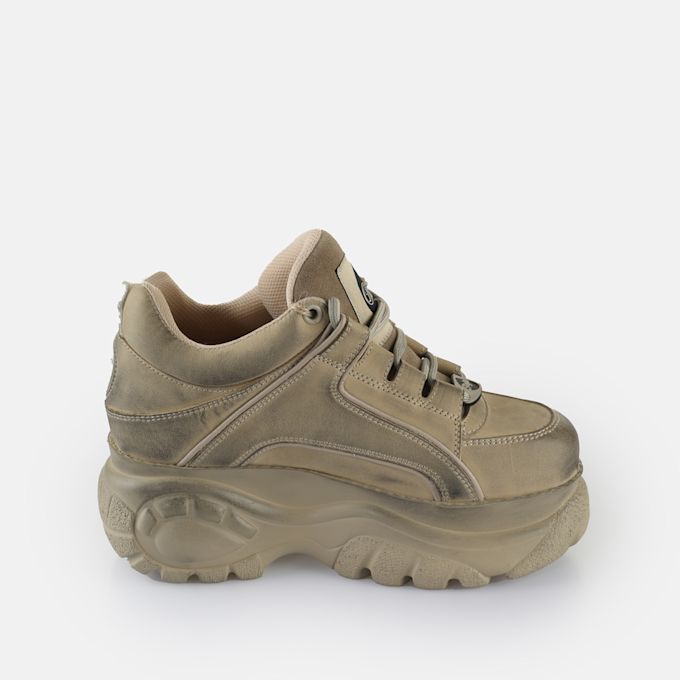 Buffalo Classic Low Leather beige 64058 4