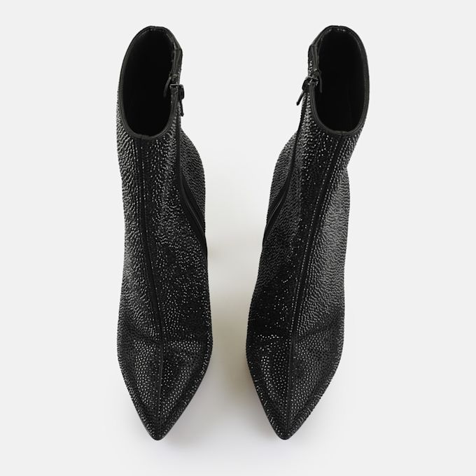 Buffalo Linda Ankle Shine black 64360 2