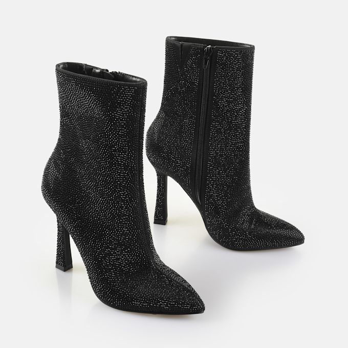 Buffalo Linda Ankle Shine black 64360 3