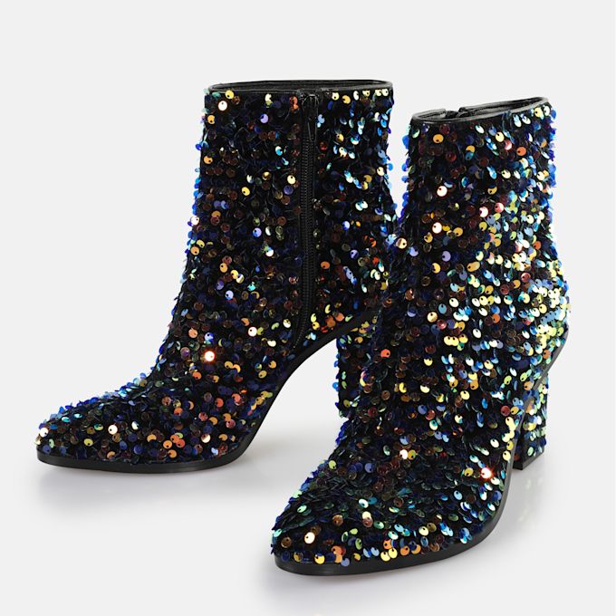 Buffalo Zoe Ankle  Boot schwarz 64395 4