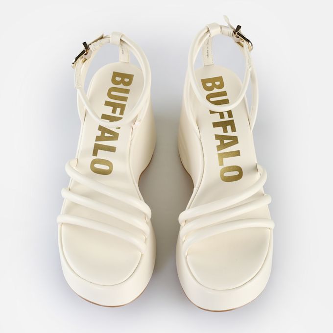 Buffalo Joy MSS Sandal bianco 64511 3