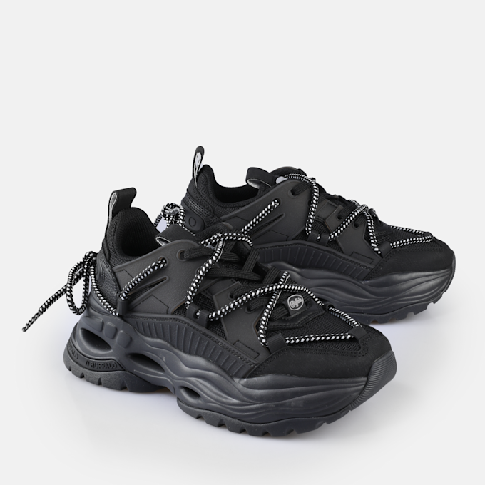Buffalo Triplet Lace BS negro 64542 4