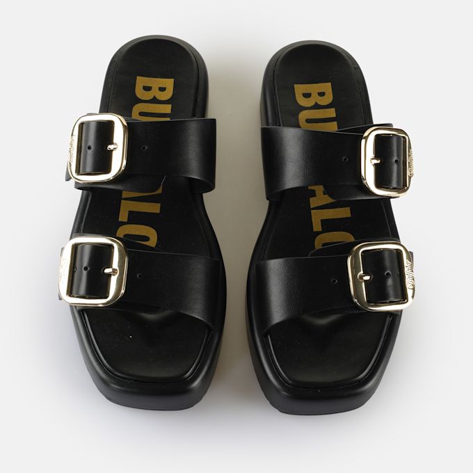 Buffalo Mia TS Sandal negro 64672 2