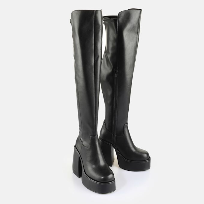 Buffalo Heart Stretch Boot nero 64845 3