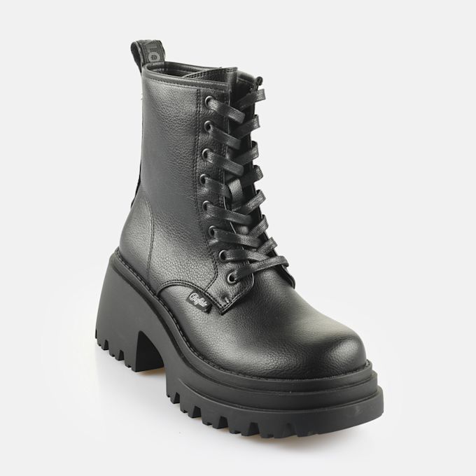 Buffalo Bravr Lace Up black 64875 2