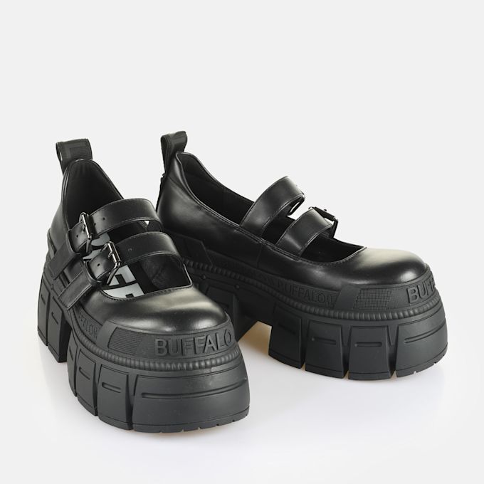 Buffalo Gospher Ballerina negro 64947 3