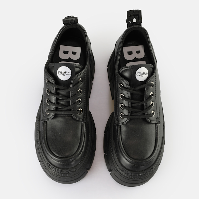 Buffalo Gospher Lace Up CS BS black 65005 2