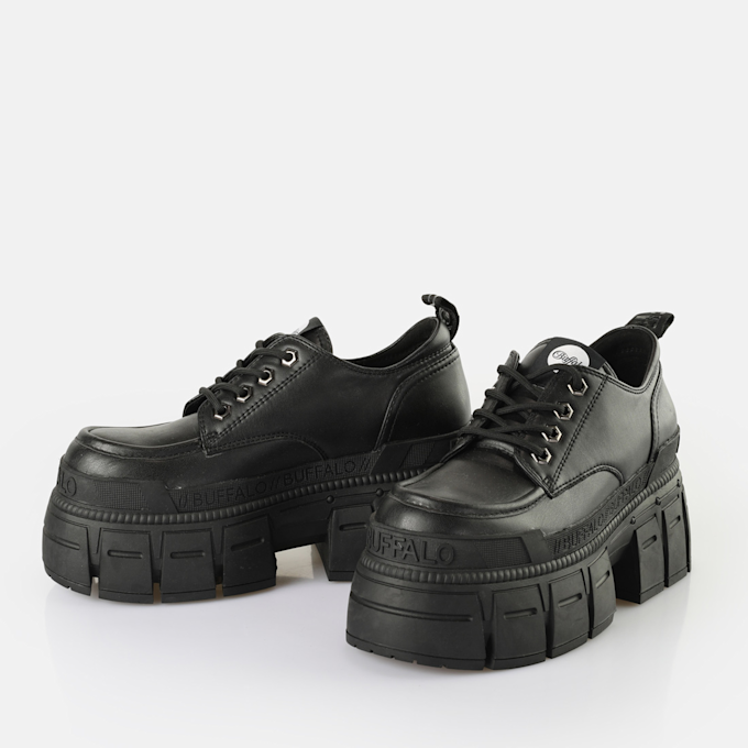 Buffalo Gospher Lace Up CS BS black 65005 3