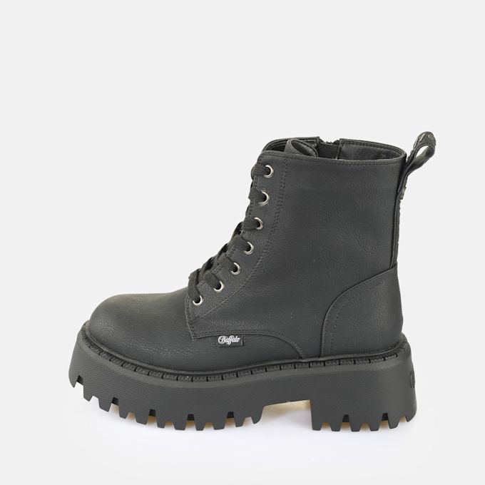 Buffalo Aspen Lace Up Warm schwarz 65058 1