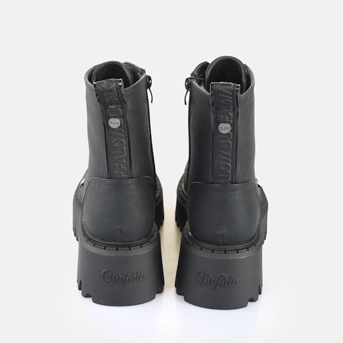 Buffalo Aspen Lace Up Warm schwarz 65058 5
