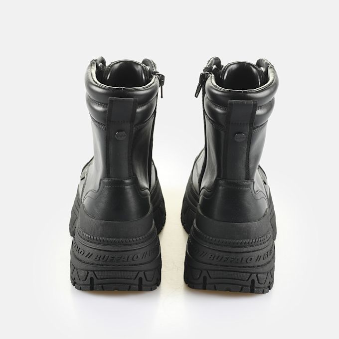 Buffalo Fusion Lace Up MID black 65069 5