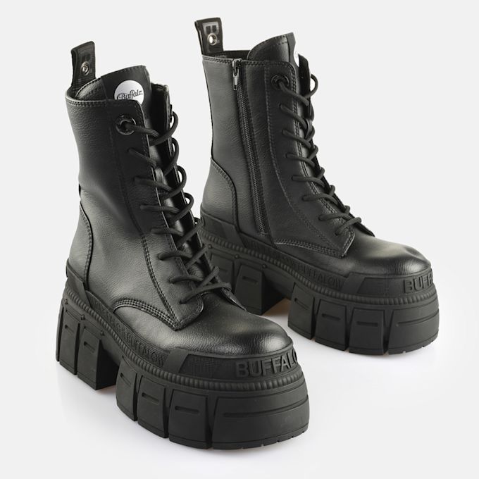 Buffalo Gospher Lace Up MID BS black 65198 3