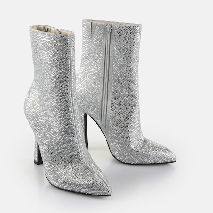 Buffalo Linda Ankle Shine silver 65204 3