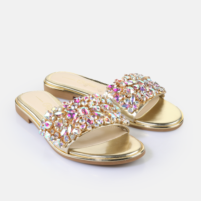 Buffalo Kira Slide doré 65211 3
