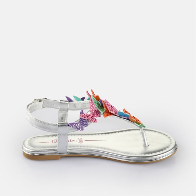 Buffalo Capri Butterfly Glam silber 65220 4