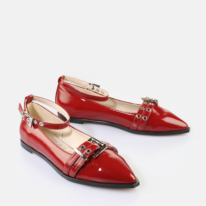 Buffalo Marly Ankle rosso 65443 3
