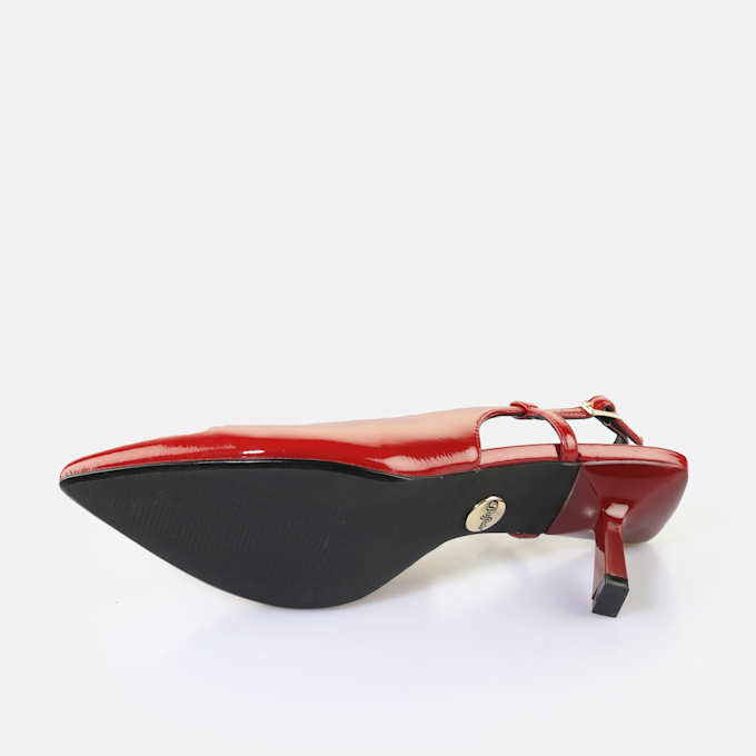 Buffalo Willow Sling Back rouge 65466 6
