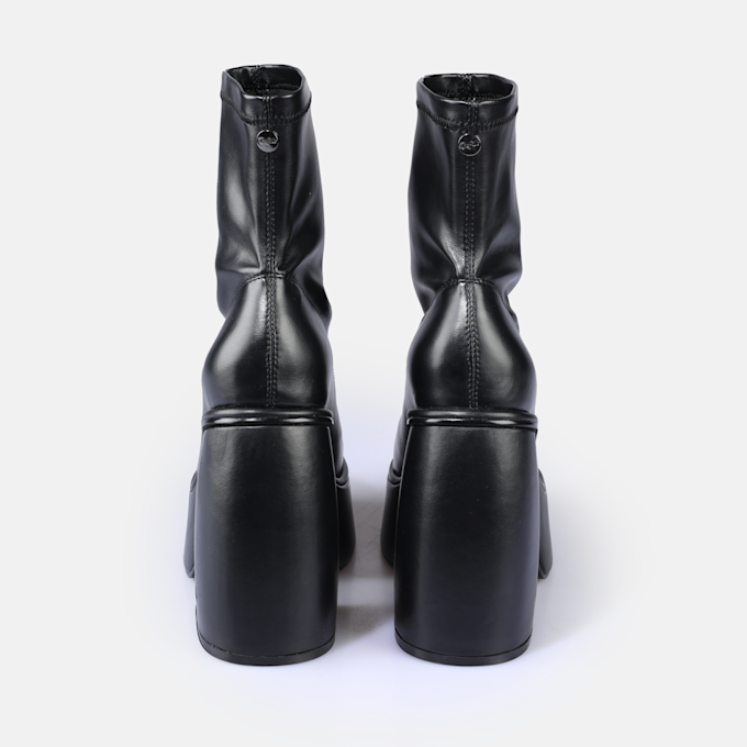 Buffalo Heart Sock Bootie black 91714 5