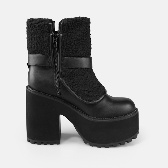 Buffalo Killah Fold Boot Warm schwarz 91640 5
