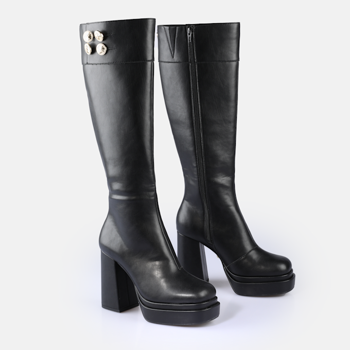 Buffalo May Boot BTN black 91722 3