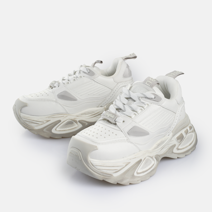 Buffalo DRIVE - VEGAN NAPPA - BLACK blanco 91268 3