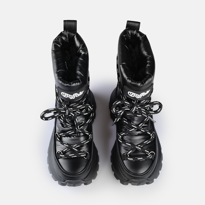Buffalo Manhatten Snow Boot Puffed negro 91276 2