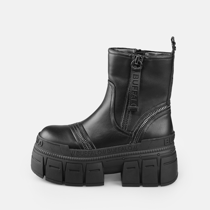 Buffalo Gospher Bootie Zip BS noir 91357 1