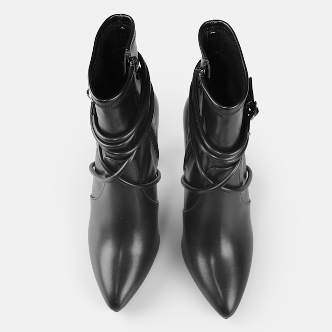 Buffalo Juliet Ankle Bootie STR schwarz 91731 2