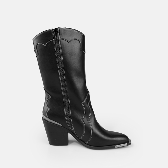 Buffalo West Bootie Buckle noir 91723 5