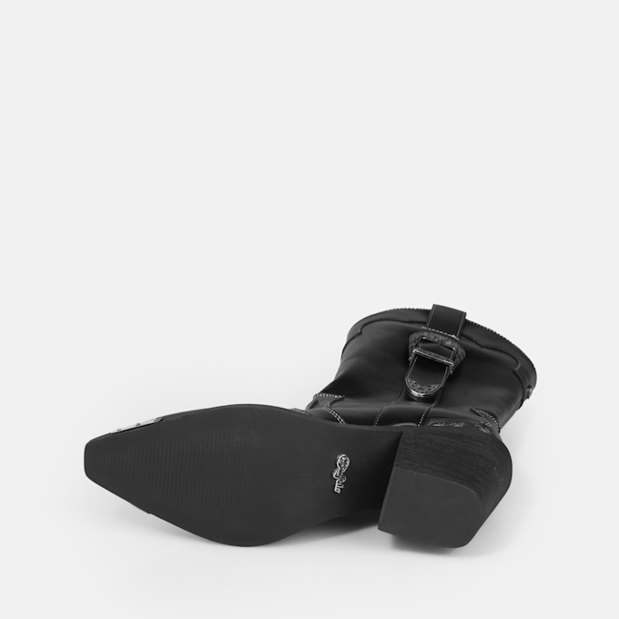 Buffalo West Bootie Buckle noir 91723 6