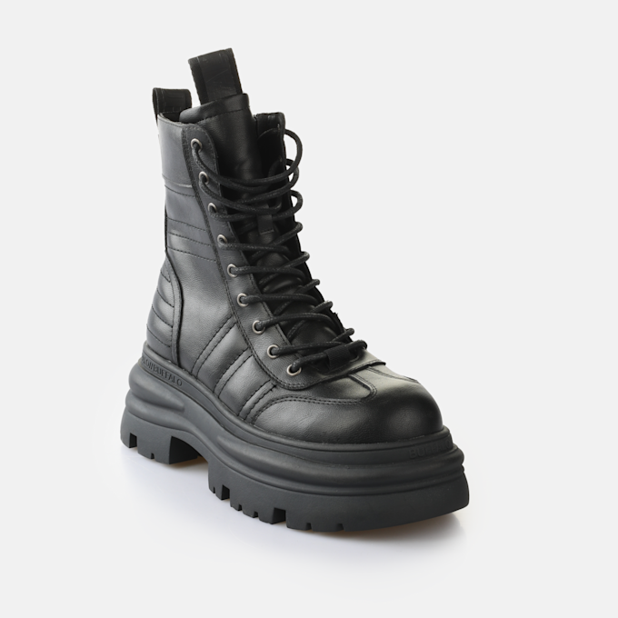 Buffalo Dione Lace Up MID noir 91218 2
