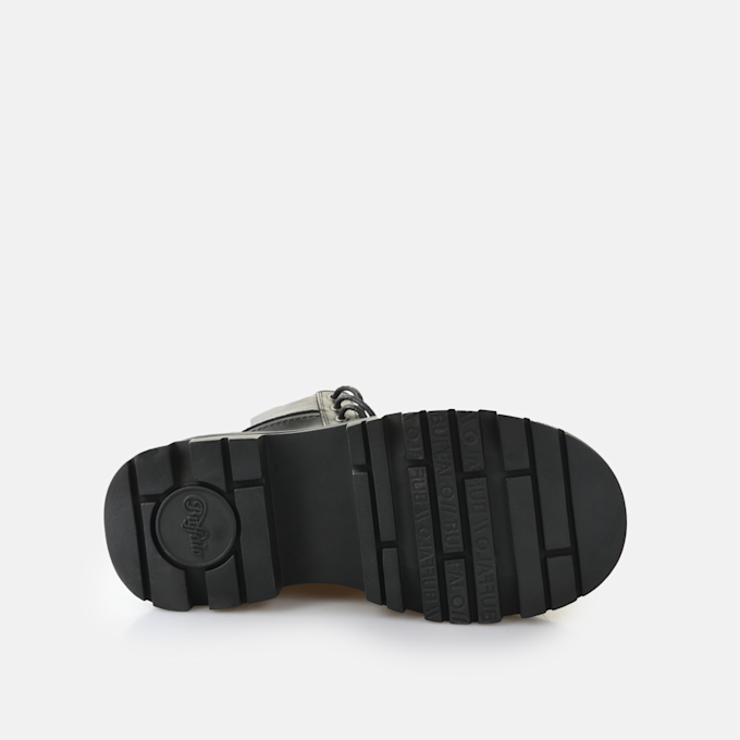 Buffalo Dione Lace Up MID noir 91218 5
