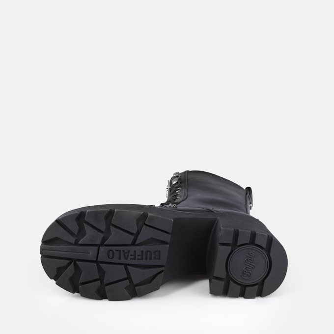 Buffalo Mila Lace Up MID nero 91207 6