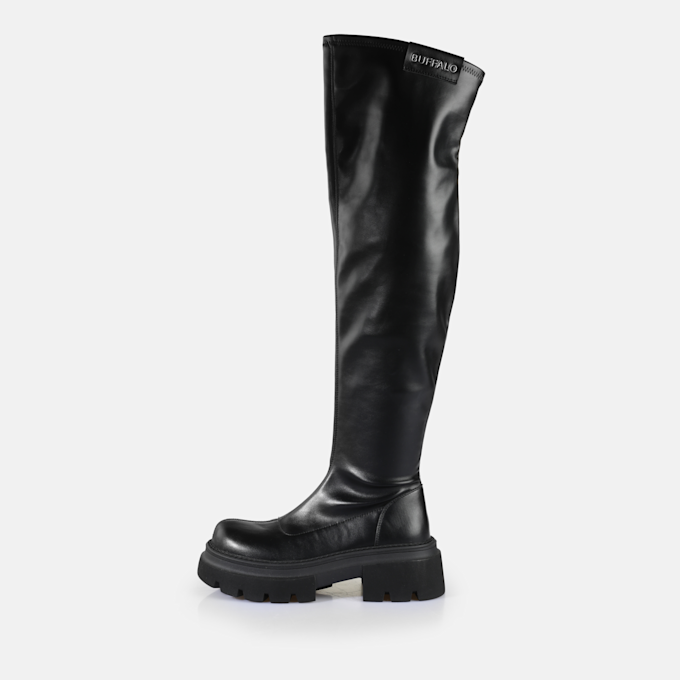 Buffalo Mave Overknee nero 91231 1